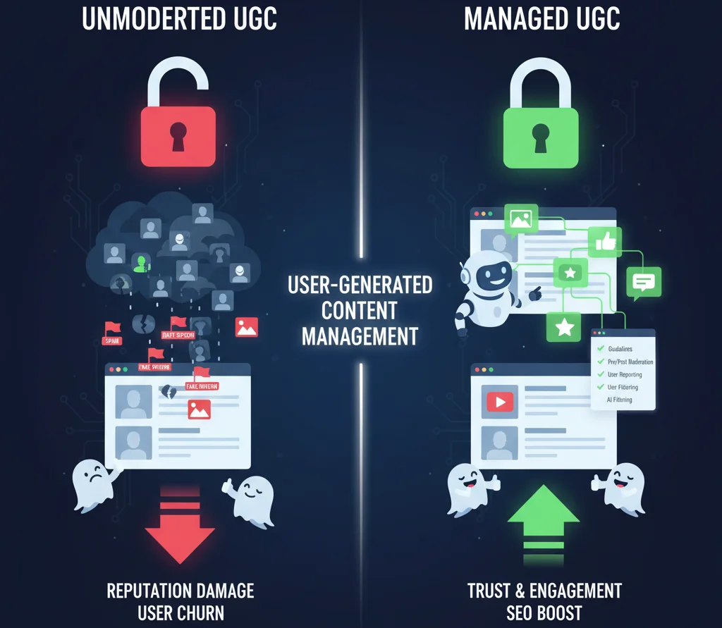 Πώς να διαχειριστώ user-generated content στο site μου;